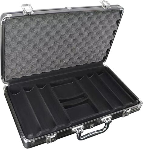 Chip Carry Case with Handle Playing Games Portable Aluminum Alloy Chip Set in Kuwait