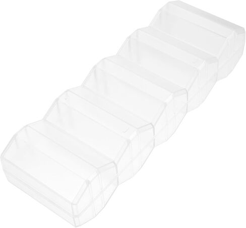 Uonlytech Portable Outdoor Poker Chip Storage Case Compartment Transparent Design Large Capacity Card and Chip Organizer Box for Poker Game Protection and Easy Classification in Saudi Arabia