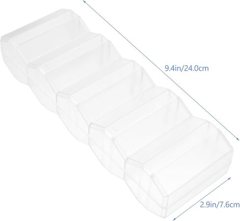 Uonlytech Portable Outdoor Poker Chip Storage Case Compartment Transparent Design Large Capacity Card and Chip Organizer Box for Poker Game Protection and Easy Classification in Saudi Arabia