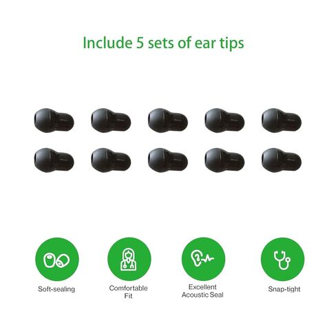10PCS Silicone Stethoscope Ear Tips Replacement,Compatible with 5mm Littmann Stethoscopes, Soft Premium Push-On Gourd-Shaped Earplugs Accessories,Comfortable Medical Spare Parts for Classic III,Cardiology 3/4&IV,Small/Medium in Kuwait