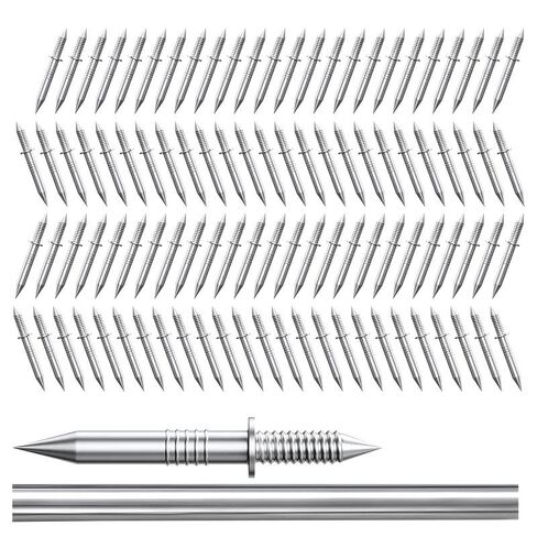 100 Pieces of Double-Headed Baseboard Nails, Seamless and Traceless, Specially Designed for Solid Wood baseboards, Invisible and Safe Screws. (100) in Kuwait