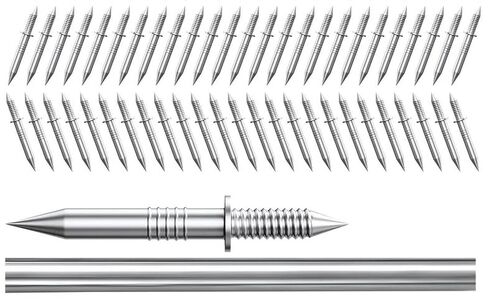 100 Pieces of Double-Headed Baseboard Nails, Seamless and Traceless, Specially Designed for Solid Wood baseboards, Invisible and Safe Screws. (100) in Saudi Arabia