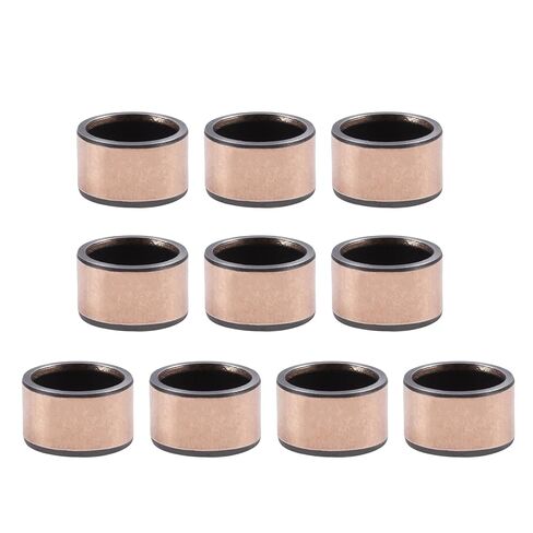 10Pcs Sleeve Bearing 6mm Bore x 8mm OD x 4mm Length Plain Bearings Wrapped Oilless Bushings for Printing Machines, Textile Machines, Hydraulic Transport Vehicles in Kuwait