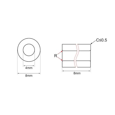 Bearing Sleeve 4mm Bore x 8mm OD x 8mm Long Self-Lubricating Sintered Bronze Bushings 6pcs in Saudi Arabia