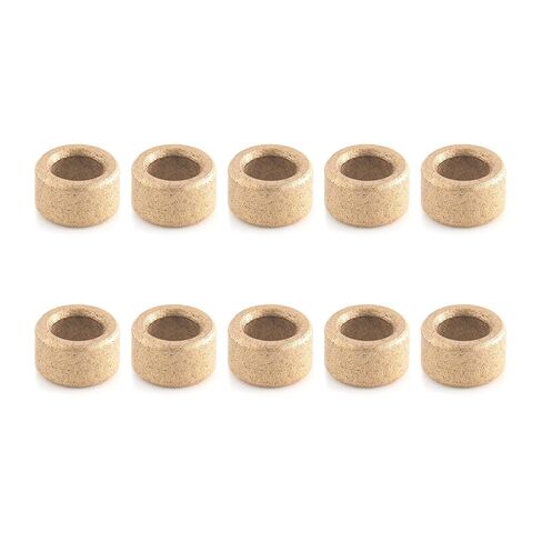 XIKE 10pcs 6mm x 9mm x 8mm Self-Lubricating Sintered Bronze Bearing Sleeve Maintenance-Free Bushings for Industrial Wear-Resistant Precision Parts in Saudi Arabia