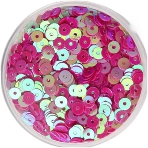 Washer,Stainless Washer, Paillettes Applique, 3mm 4mm 5mm 6mm Flat Round PVC Loose Sequins, Blue Pink Paillette Sewing Craft 1bag(Orange,6mm) in Saudi Arabia