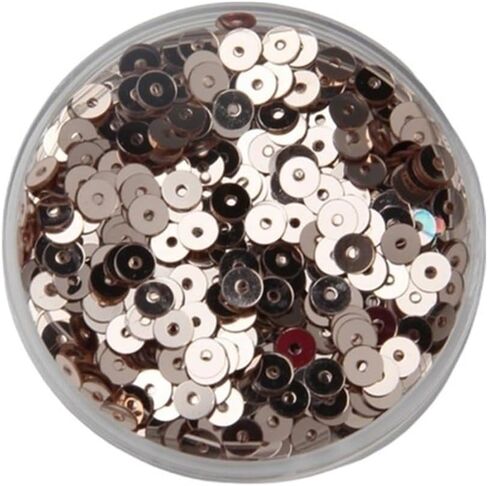 Washer,Stainless Washer, Paillettes Applique, 3mm 4mm 5mm 6mm Flat Round PVC Loose Sequins, Blue Pink Paillette Sewing Craft 1bag(Orange,6mm) in Saudi Arabia