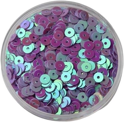 Washer,Stainless Washer, Paillettes Applique, 3mm 4mm 5mm 6mm Flat Round PVC Loose Sequins, Blue Pink Paillette Sewing Craft 1bag(Orange,6mm) in Saudi Arabia