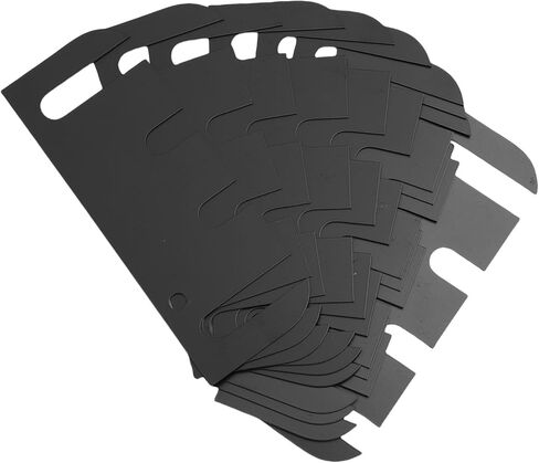10Pcs Door Hinge Shims, Stainless Steel Coated Finish Door Hole Filler Plate, Hinge Spacers, for Alignment Repair, Filling in Kuwait