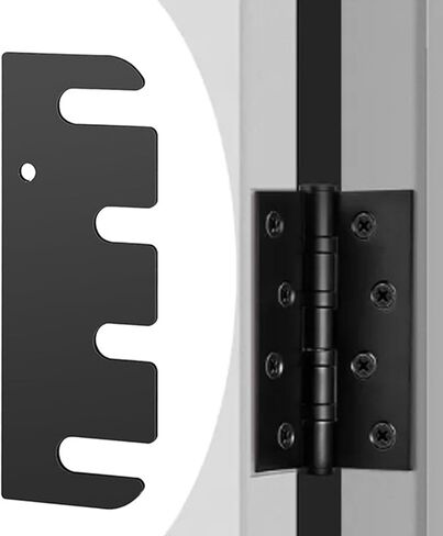 10Pcs Stainless Steel Hinge Repair Plates Quickly Fix Shims Easy Alignment Repairs Kits Nonslip Metal Spacer Quick Fix Shims in Saudi Arabia