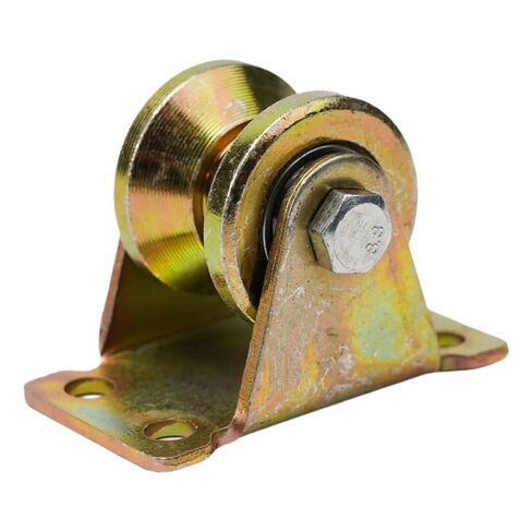 4pcs V Groove Sliding Door Pulley Wheel Heavy Duty Rigid Caster for Inverted Track Sliding Gate Roller Wheel Bearing Rollers in Saudi Arabia