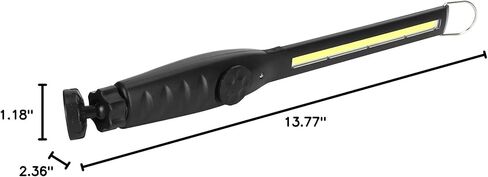 COB LED Inspection Work Lamp, USB Charging Stepless Dimming Repair Working Light with Magnetic Base and Hook for Car Maintenance Outdoor Camping Hiking in Saudi Arabia
