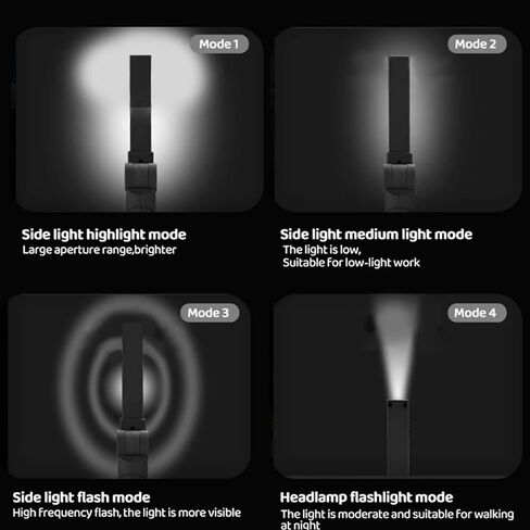 Fabater Working Light Portable, Rechargeable Work Lights with Magnetic Base Hanging Hook, 360 Rotate 4 Modes, Foldable Inspection Light for Car Repair, Camping, Tool Gifts in Saudi Arabia