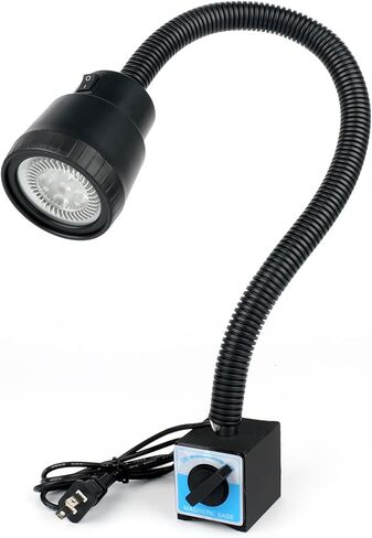 ضوء عمل مغناطيسي، أضواء آلة 9 وات، مصباح عمل مرن 1000 لومن لآلة طحن المخرطة، إضاءة صناعية مع قاعدة مغناطيسية 6T in Kuwait