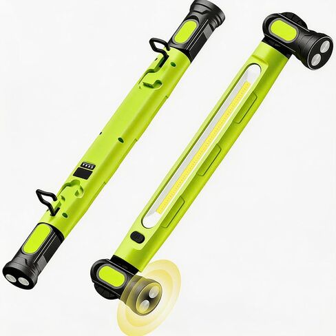 Magnetic Work Light, Rechargeable LED Work Light Bar, 3000 LM 5200mAh Under Hood Mechanic Light with Magnetic Base for Garage, Workshop, Car Repair, Emergency in Saudi Arabia
