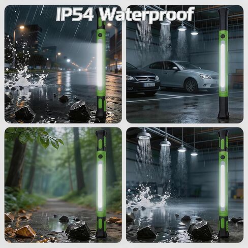 Magnetic Work Light, Rechargeable LED Work Light Bar, 3000 LM 5200mAh Under Hood Mechanic Light with Magnetic Base for Garage, Workshop, Car Repair, Emergency in Saudi Arabia