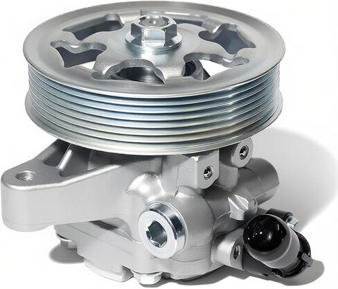 21-5341 Power Steering Pump with Pulley Compatible with Honda Accord EX/LX L4 2.4L 2003-2007, Replace# 56110-RAA-A01, 990-0656, 56100-RAA-A01RM, 56110-PND-003, 96-5341 in Kuwait