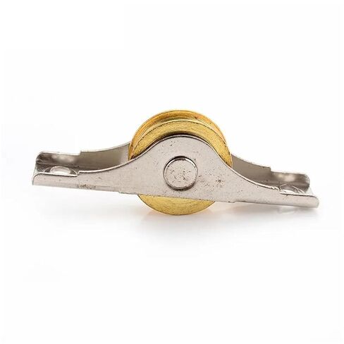 2PCS Sliding Door Roller Cabinet Copper Caster Wheel Pulley for Wardrobe Window Furniture in Saudi Arabia