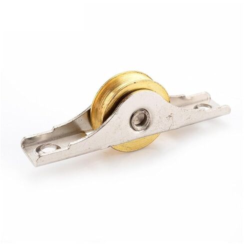 2PCS Sliding Door Roller Cabinet Copper Caster Wheel Pulley for Wardrobe Window Furniture in Saudi Arabia