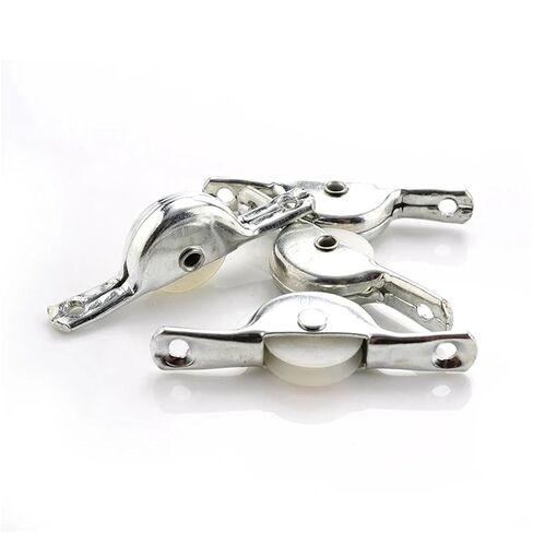 2PCS Sliding Door Roller Wardrobe Copper Runners Window Caster Wheel Pulley for Cabinet Furniture Hardware in Saudi Arabia
