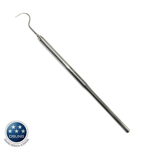 مجموعة أدوات مستكشف الأسنان من OSUNG بمقبض معدني EXS23H، عبوة من 5 قطع in Kuwait