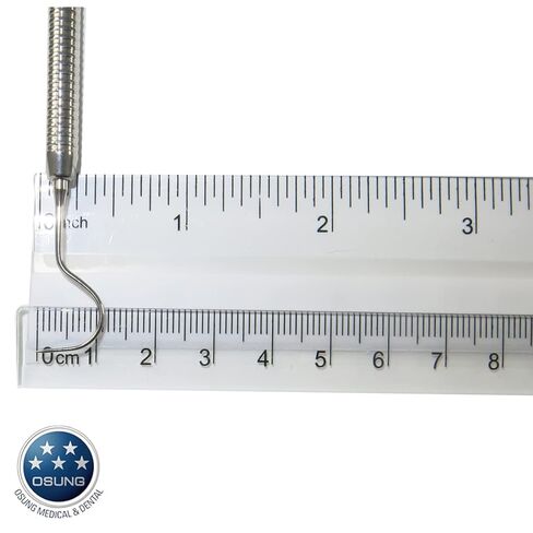مجموعة أدوات مستكشف الأسنان من OSUNG بمقبض معدني EXS23H، عبوة من 5 قطع in Kuwait