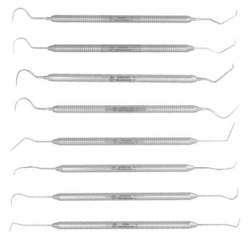 OSUNG Dental Explorers Instruments Set Metal Handle Kit K2018-14 pcs 8 in Saudi Arabia