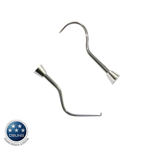 OSUNG Dental Explorer Instruments Set, Metal Handle EXD54-17H Pack of 5 in Saudi Arabia