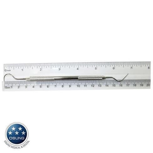 OSUNG Dental Explorer Instruments Set, Metal Handle EXD54-17H Pack of 5 in Saudi Arabia