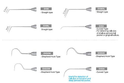 OSUNG Dental Explorer Dental Picks Metal Handle Kit K2018-15 pcs 9 in Saudi Arabia