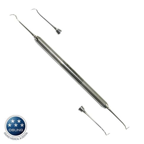 OSUNG Dental Explorer Instruments Set, Metal Handle EXD2 Pack of 5 in Saudi Arabia