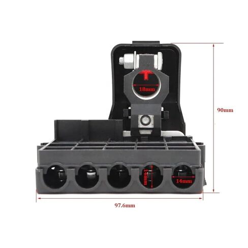 5 Way Car Battery Fuse Block for Screw-in Plastic Fuse Box Holder for Vehicle Accessories in Saudi Arabia