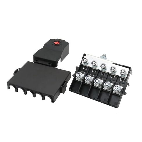 5 Way Car Battery Fuse Block for Screw-in Plastic Fuse Box Holder for Vehicle Accessories in Saudi Arabia