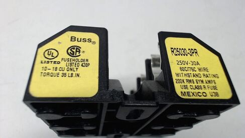 Bussmann R25030-3Pr Fuse Block 250V 30A R25030-3Pr in Saudi Arabia