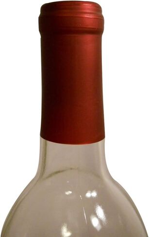 Heat Shrink Capsules, 100 Pcs Wine Brewing Caps Matte Surface Oriental Red For Professional and Home Use in Kuwait