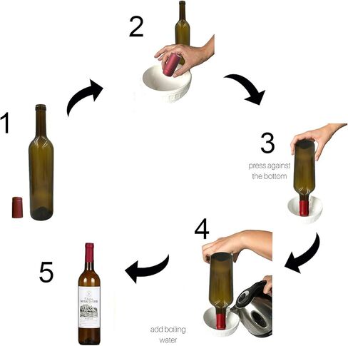 Heat Shrink Capsules, 100 Pcs Wine Brewing Caps Matte Surface Oriental Red For Professional and Home Use in Kuwait