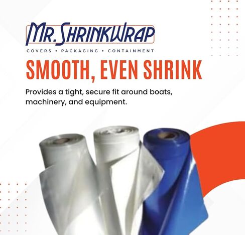 20' x 100' 6 Mil White MSW Brand Shrink Wrap in Kuwait