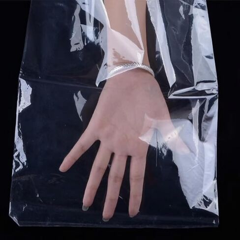 10 PCS Shrink Wrap Bags,23.6 * 31.5in Christmas Basket Cellophane Shrink Bags,Clear PVC Heat Shrink Wrap for Packagaing Soap,Candles,Small Gifts, Jars and Homemade DIY Projects in Saudi Arabia