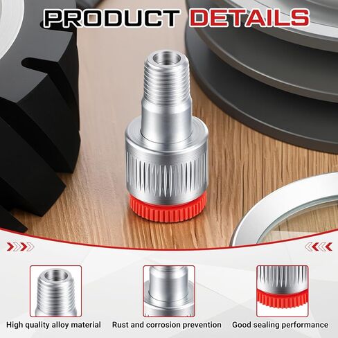 Fumete 2 Pack 1/4" Hydraulic Connect Coupler, 4 and 10 Ton Female Side Replacement Fittings, High Pressure Leak-free for Auto Body Frame Repair in Saudi Arabia