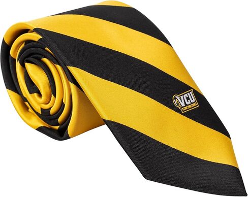ربطة عنق من Desert Cactus Virginia Commonwealth University VCU Rams 100% بوليستر مع شعار، مرخصة رسميًا (النمط A) in Saudi Arabia
