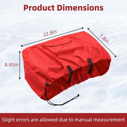 غطاء Powerhead لـ Eskimo Ice Auger، غطاء واقٍ مقاوم للماء ومقاوم للطقس لمحركات حفر الجليد، حماية متينة في الهواء الطلق، ملاءمة آمنة لصيد الأسماك في الشتاء وحصاد الجليد. in Kuwait