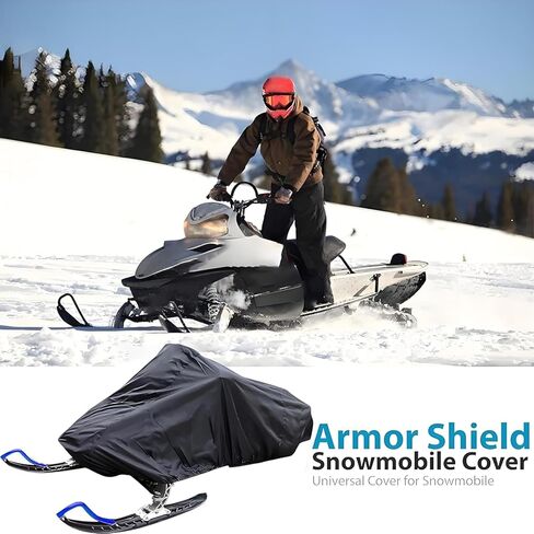 Heavy Duty Snowmobile Cover for Ski Doo MXZ X-RS 850 E-TEC 2022-2024, Waterproof Outdoor UV Resistant Snow Mobile Cover with Straps & Buckles in Saudi Arabia