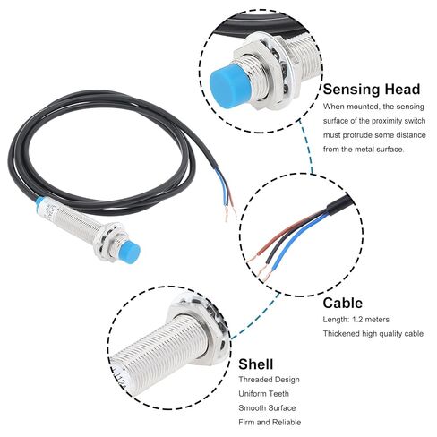 M12 Proximity Sensor Switch LJ12A3-4-Z/BX Detecting Distance NPN NO DC 6-36V 4mm Inductive Proximity Switch in Saudi Arabia