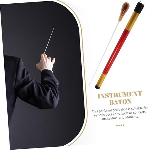 Vaguelly Conducting Storage Cylinder for Concert Orchestra Practical Music Conducting Tool Distinctive for Students and Performers at Events in Saudi Arabia