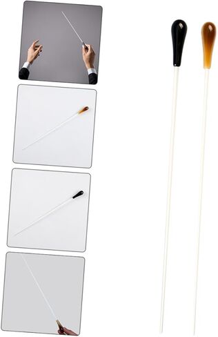 GALPADA 2Pcs Music Durable Resin Conducting Tools for Senior Marching Band Comfortable Grip Lightweight Design for Concerts and Performances in Saudi Arabia