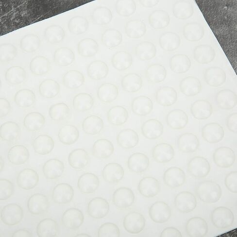 Silicone Bumpers Anti Slip Pads Highly Transparent Self Adhesive Furniture Protectors for Household Appliances and Glass Crafts Transparent 10x3mm 200Pcs in Saudi Arabia