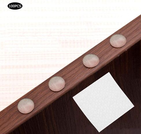 Silicone Bumpers Anti Slip Pads Highly Transparent Self Adhesive Furniture Protectors for Household Appliances and Glass Crafts Transparent 10x3mm 200Pcs in Saudi Arabia