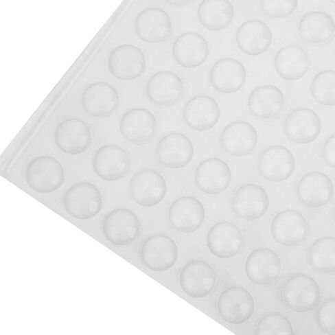 Silicone Bumpers Anti Slip Pads Highly Transparent Self Adhesive Furniture Protectors for Household Appliances and Glass Crafts Transparent 10x3mm 200Pcs in Saudi Arabia