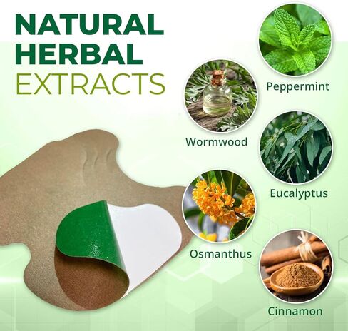 Knee Relief Patches: Knee Patches - Heat Patches for Joint Back Shoulder Neck - Herbal Patches for Knee - Wormwood Extract Sticker for Knee - Long Lasting Relief for Muscle - Up to 12 Hrs - 40 Count in Kuwait