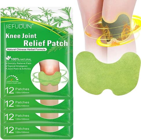 رقع عشبية للركبة، 48 قطعة من رقعة تخفيف الركبة الطبيعية، ملصق مستخلص من نبات الشيح العشبي للركبة والظهر in Kuwait